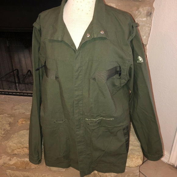 Nike Acg Green Jacket Mens Xl All 